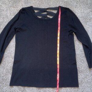 Cable & Gauge Black Sweater Small